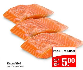 Aanbiedingen Zalmfilet met of zonder huid - Huismerk - Coop - Geldig van 05/10/2015 tot 11/10/2015 bij Coop