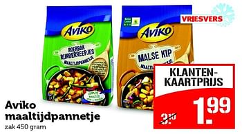 Aanbiedingen Aviko maaltijdpannetje - Aviko - Geldig van 05/10/2015 tot 11/10/2015 bij Coop