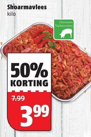 Aanbiedingen Shoarmavlees - Huismerk Poiesz - Geldig van 05/10/2015 tot 11/10/2015 bij Poiesz