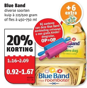 Aanbiedingen Blue band - Blue Band - Geldig van 05/10/2015 tot 11/10/2015 bij Poiesz