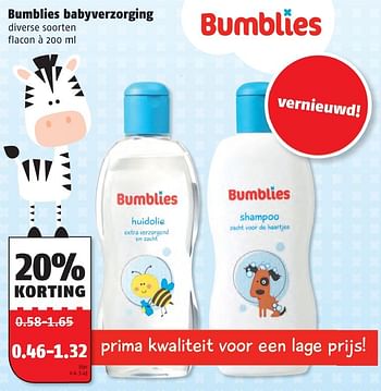 Aanbiedingen Bumblies babyverzorging - Bumblies - Geldig van 05/10/2015 tot 11/10/2015 bij Poiesz