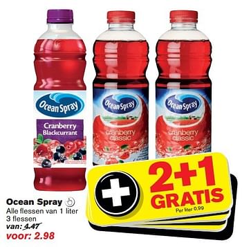 Aanbiedingen Ocean spray - Huismerk - Hoogvliet - Geldig van 07/10/2015 tot 13/10/2015 bij Hoogvliet