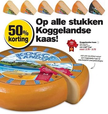 Aanbiedingen Koggelandse kaas - Huismerk - Hoogvliet - Geldig van 07/10/2015 tot 13/10/2015 bij Hoogvliet