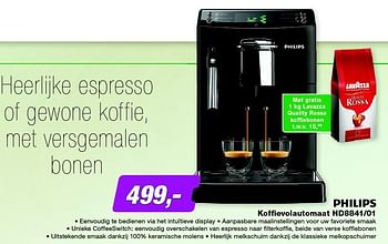 Aanbiedingen Philips koffievolautomaat hd8841-01 - Philips - Geldig van 05/10/2015 tot 18/10/2015 bij ElectronicPartner