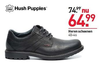 Aanbiedingen Heren schoenen - Hush Puppies - Geldig van 04/10/2015 tot 18/10/2015 bij Scapino