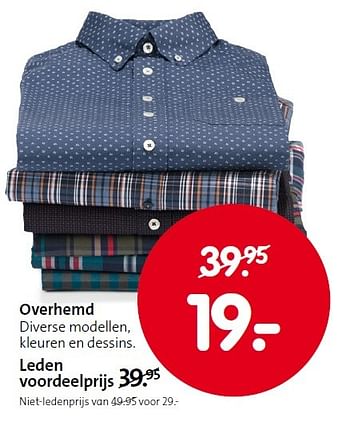 Aanbiedingen Overhemd - Huismerk - ANWB - Geldig van 05/10/2015 tot 18/10/2015 bij ANWB