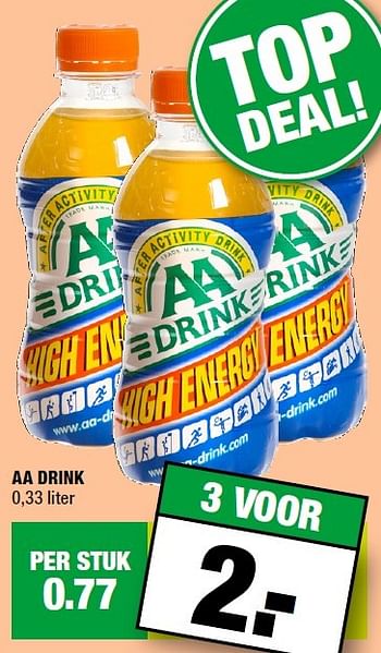 Aanbiedingen Aa drink - AA-Drink - Geldig van 05/10/2015 tot 18/10/2015 bij Big Bazar
