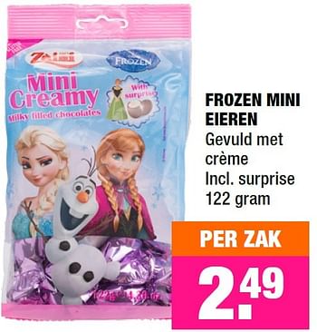 Aanbiedingen Frozen mini eieren - Disney  Frozen - Geldig van 05/10/2015 tot 18/10/2015 bij Big Bazar