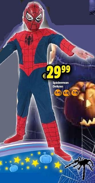 Aanbiedingen Spiderman deluxe - Huismerk - Toychamp - Geldig van 10/10/2015 tot 01/11/2015 bij ToyChamp