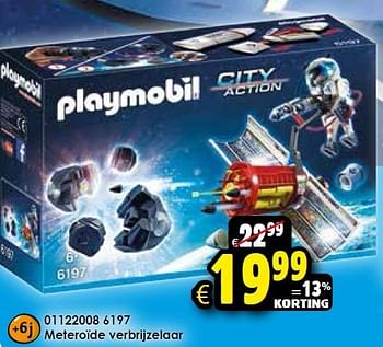 Aanbiedingen Meteroïde verbrijzelaar - Playmobil - Geldig van 10/10/2015 tot 01/11/2015 bij ToyChamp