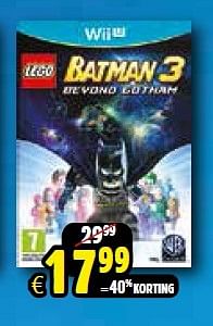 Aanbiedingen Batman 3 - Warner Brothers Interactive Entertainment - Geldig van 10/10/2015 tot 01/11/2015 bij ToyChamp