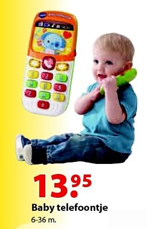 Aanbiedingen Baby telefoontje - Vtech - Geldig van 12/10/2015 tot 06/12/2015 bij Multi Bazar