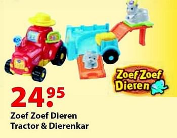 dek Circus samen Zoef Zoef Dieren Zoef zoef dieren tractor + dierenkar - Promotie bij Multi  Bazar