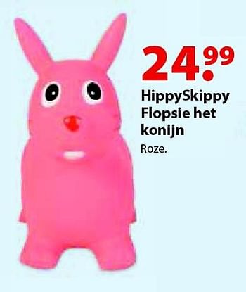 Aanbiedingen Hippyskippy flopsie het konijn - Huismerk - Multi Bazar - Geldig van 12/10/2015 tot 06/12/2015 bij Multi Bazar