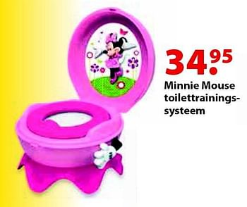 Aanbiedingen Minnie mouse toilettrainingssysteem - Minnie Mouse - Geldig van 12/10/2015 tot 06/12/2015 bij Multi Bazar