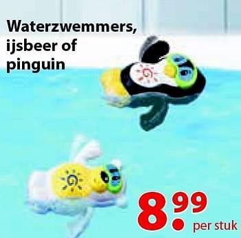 Aanbiedingen Waterzwemmers, ijsbeer of pinguin - Hap P Kids - Geldig van 12/10/2015 tot 06/12/2015 bij Multi Bazar