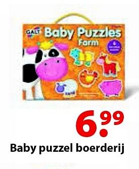 Aanbiedingen Baby puzzel boerderij - Galt - Geldig van 12/10/2015 tot 06/12/2015 bij Multi Bazar