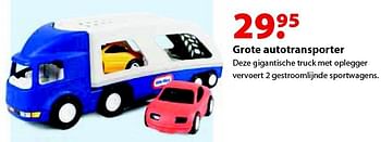Aanbiedingen Grote autotransporter - Little Tikes - Geldig van 12/10/2015 tot 06/12/2015 bij Multi Bazar