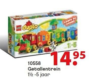 Aanbiedingen Getallentrein - Lego - Geldig van 12/10/2015 tot 06/12/2015 bij Multi Bazar