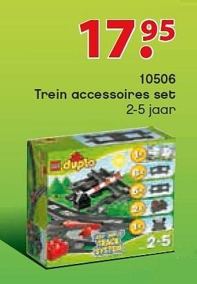 Aanbiedingen Trein accessoires set - Lego - Geldig van 12/10/2015 tot 06/12/2015 bij Multi Bazar