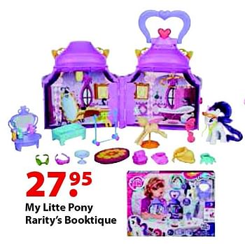 Aanbiedingen My litte pony rarity`s booktique - My Little Pony - Geldig van 12/10/2015 tot 06/12/2015 bij Multi Bazar