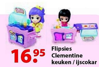 Aanbiedingen Flipsies clementine keuken - ijscokar - Flipsies - Geldig van 12/10/2015 tot 06/12/2015 bij Multi Bazar