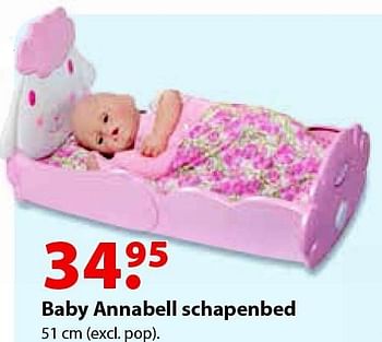 Aanbiedingen Baby annabell schapenbed - Baby Annabell - Geldig van 12/10/2015 tot 06/12/2015 bij Multi Bazar