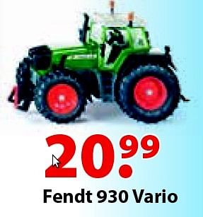 Aanbiedingen Fendt 930 vario - SIKU - Geldig van 12/10/2015 tot 06/12/2015 bij Multi Bazar