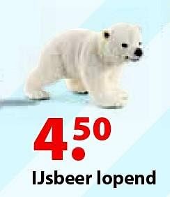 Aanbiedingen Ijsbeer lopend - Schleich - Geldig van 12/10/2015 tot 06/12/2015 bij Multi Bazar