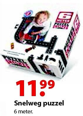 Aanbiedingen Snelweg puzzel - Hot Wheels - Geldig van 12/10/2015 tot 06/12/2015 bij Multi Bazar