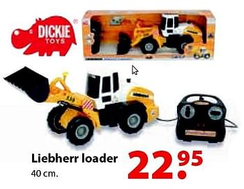 Aanbiedingen Liebherr loader - Dickie - Geldig van 12/10/2015 tot 06/12/2015 bij Multi Bazar