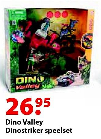 Aanbiedingen Dino valley dinostriker speelset - Dino Valley - Geldig van 12/10/2015 tot 06/12/2015 bij Multi Bazar