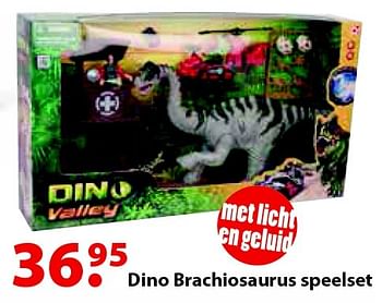 Aanbiedingen Dino brachiosaurus speelset - Dino Valley - Geldig van 12/10/2015 tot 06/12/2015 bij Multi Bazar