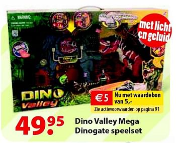 Aanbiedingen Dino valley mega dinogate speelset - Dino Valley - Geldig van 12/10/2015 tot 06/12/2015 bij Multi Bazar