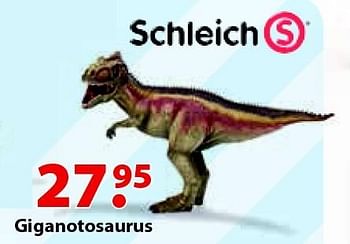 Aanbiedingen Giganotosaurus - Schleich - Geldig van 12/10/2015 tot 06/12/2015 bij Multi Bazar