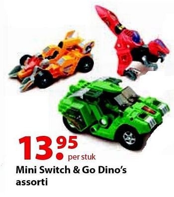 Aanbiedingen Mini switch + go dino`s assorti - Vtech - Geldig van 12/10/2015 tot 06/12/2015 bij Multi Bazar