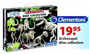 Aanbiedingen Archeospel dino collection - Clementoni - Geldig van 12/10/2015 tot 06/12/2015 bij Multi Bazar