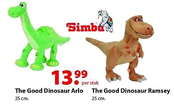 Aanbiedingen The good dinosaur arlo - Simba - Geldig van 12/10/2015 tot 06/12/2015 bij Multi Bazar