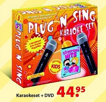 Aanbiedingen Karaokeset + dvd - Emmerson - Geldig van 12/10/2015 tot 06/12/2015 bij Multi Bazar