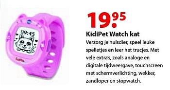 Aanbiedingen Kidipet watch kat - Vtech - Geldig van 12/10/2015 tot 06/12/2015 bij Multi Bazar