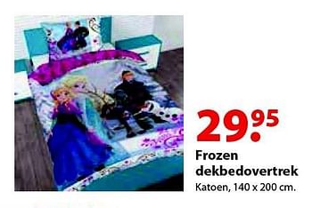 Aanbiedingen Frozen dekbedovertrek - Huismerk - Multi Bazar - Geldig van 12/10/2015 tot 06/12/2015 bij Multi Bazar