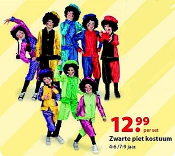 Aanbiedingen Zwarte piet kostuum - Huismerk - Multi Bazar - Geldig van 12/10/2015 tot 06/12/2015 bij Multi Bazar