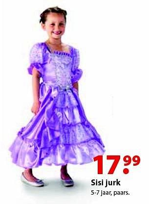 Aanbiedingen Sisi jurk - Huismerk - Multi Bazar - Geldig van 12/10/2015 tot 06/12/2015 bij Multi Bazar