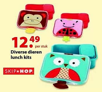 Aanbiedingen Diverse dieren lunch kits - Skip Hop - Geldig van 12/10/2015 tot 06/12/2015 bij Multi Bazar