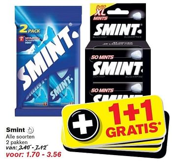 Aanbiedingen Smint - Smint - Geldig van 14/10/2015 tot 20/10/2015 bij Hoogvliet