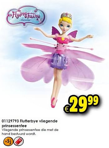 Aanbiedingen Flutterbye vliegende prinsessenfee - Flying Fairy - Geldig van 17/10/2015 tot 25/10/2015 bij ToyChamp
