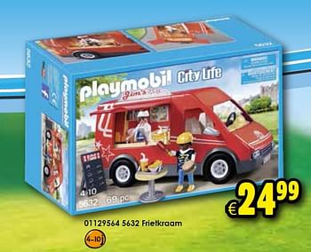 Aanbiedingen 5632 frietkraam - Playmobil - Geldig van 17/10/2015 tot 25/10/2015 bij ToyChamp