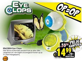 Aanbiedingen Eye clops - Eye Clops - Geldig van 17/10/2015 tot 25/10/2015 bij ToyChamp