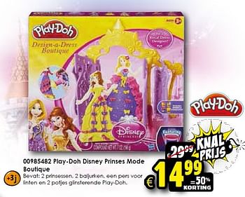 Aanbiedingen Play-doh disney prinses mode boutique - Play-Doh - Geldig van 17/10/2015 tot 25/10/2015 bij ToyChamp