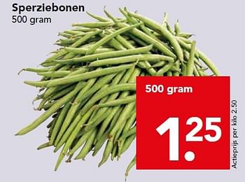 Aanbiedingen Sperziebonen - Huismerk deen supermarkt - Geldig van 18/10/2015 tot 24/10/2015 bij Deen Supermarkten